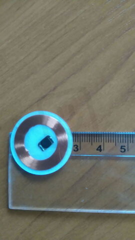 Nalepovací klíč 13,56 MHz, průměr 27mm, bez clony FDI FD-010-088