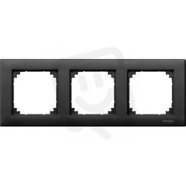 Merten Rámeček trojnásobný, M-Plan II, Antracit SCHNEIDER MTN488314