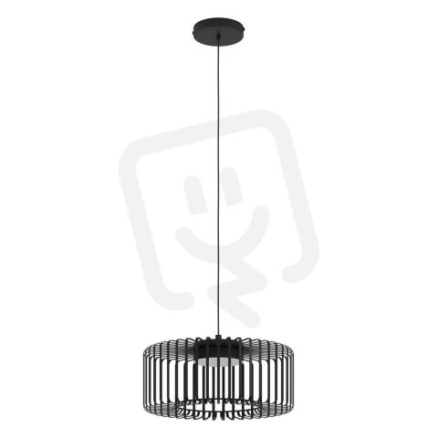 Závěsné svítidlo GINESTRONE-Z LED-ZIG-RGB/CCT černá/bílá 22W EGLO 900723