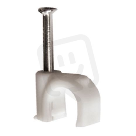 Kabelové příchytky, průměr 7mm, bílé, 100ks SOLIGHT 1P62
