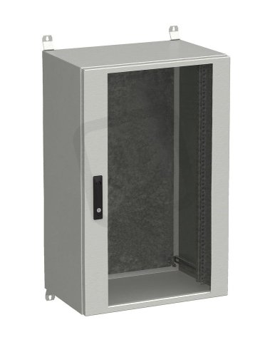 Rozvadeč nástěnný venkovní LC-20 21U 600x400 dveře sklo 3bod.zámek