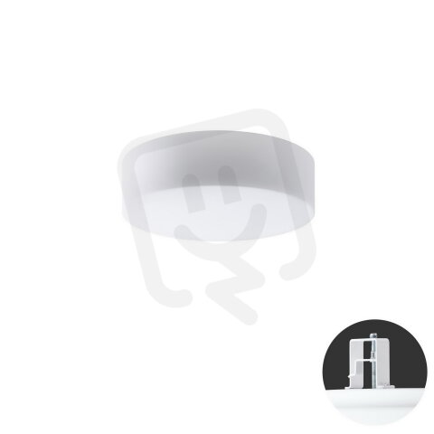 Vestavné LED svítidlo se skleněným stínidlem ERIS V2 13W IP44 3K PIR bílá