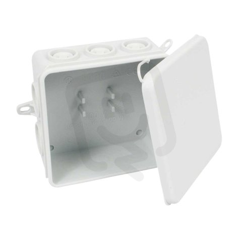 KRABICE S KRYTÍM IP 54, konfigurace KA, barva SVĚTLEŠEDÁ/RAL7035 KOPOS 8130_KA