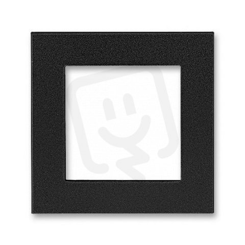 LEVIT M Díl výměnný - kryt pro rámeček jednonásobný onyx ABB ND3901H-A150 63