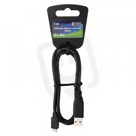 USB kabel 2.0 A/M-MICRO B/M 1M ECO Emos SL7401