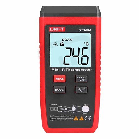 Teploměr bezkontaktní UNI-T  UT306A mini