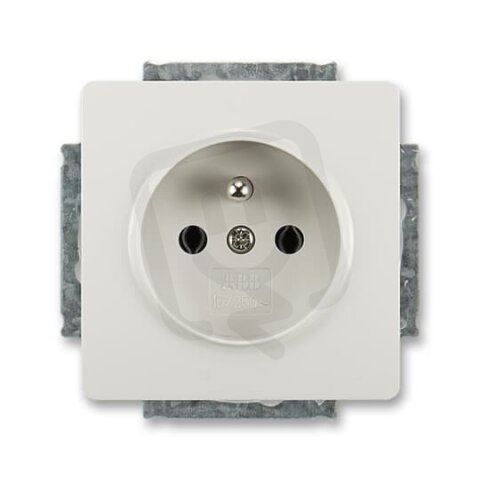 ABB Swing Zásuvka chráněná 16A 250 Vstř. světle šedá BLISTR 5518G-02349 S1W