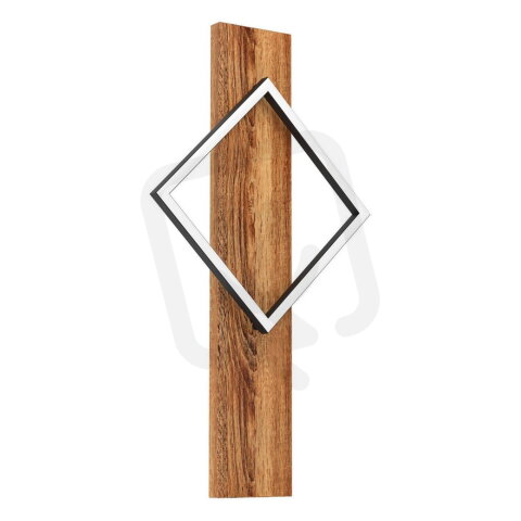 Nástěnné svítidlo BOYAL LED 13W IP20 černá/dřevo EGLO 901934