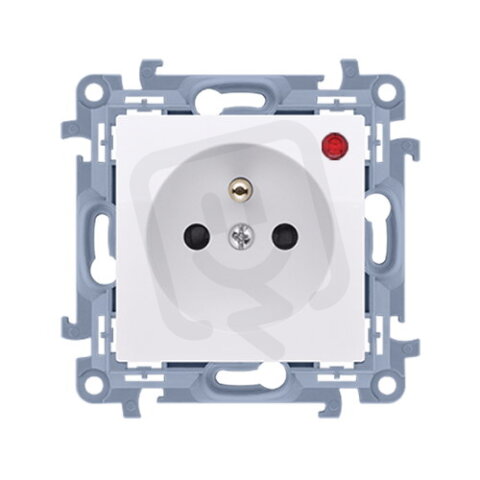 Zásuvka silová 1 násobná typ E (přístroj