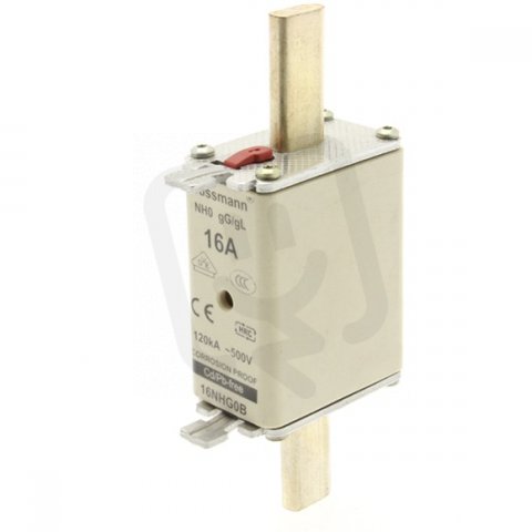 Pojistka Eaton 16NHG0B NH gG/gL 500V 16A 0