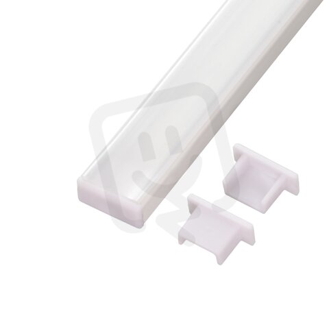 Koncovka profilu Mikro 2 bílá T-LED 096650