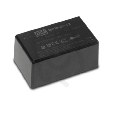 Spínaný zdroj Medical 50W 5V MEAN WELL MPM-65-5