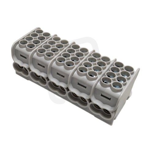 Rozbočovací svorkovnice HLAK25 5P šedá 2xAl/Cu 25mm2+16mm2 1000VAC/1500VDC