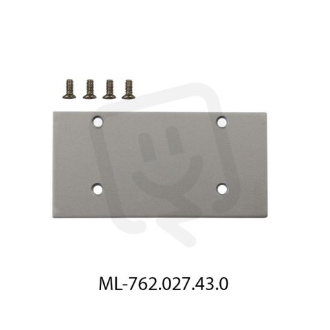 Koncovka pro NB bez otvoru, kovová, 1 ks MCLED ML-762.027.43.0