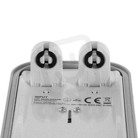 Hermetické svítidlo pro T8 LED trubice ORO ATLAS 2XT860 G IP65 LED-POL ORO06001
