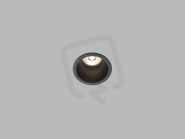 Zápustné svítidlo RAY S, B DALI/PUSH 6W 3000K UGR černá LED2 2250233D