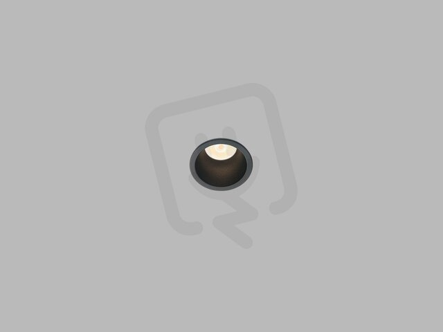 Zápustné svítidlo RAY XS, B DALI/PUSH 3W 3000K UGR černá LED2 2250133D