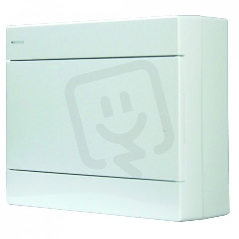 SCAME Rozvodnice nástěnná DINAMIC IP40 12mod, bíle dveře, svorkovnice N/PE