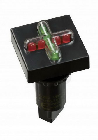 Ukazatel stavu SUS-95-Q G/W 220DC d22mm ELECO 214747