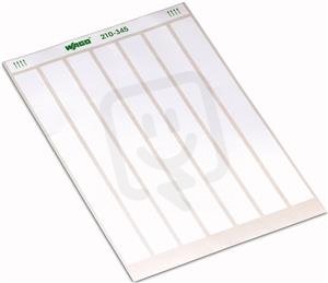 Etikety pro laserové tiskárny Trvale lepicí bílá WAGO 210-345