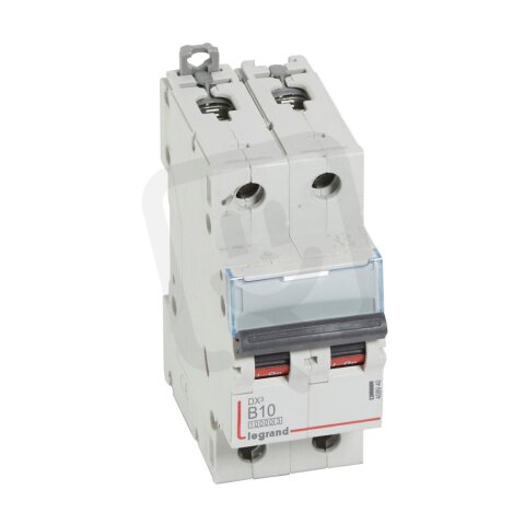 DX3 JISTIČ, 2 PÓLOVÝ, CHAR. B,10A 10000A/16KA LEGRAND 408940