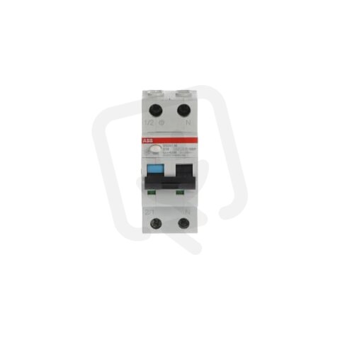 ABB DS201 M C16 F30 kombinace jistič/chránič 2P (1P+N) 16A 30mA C 10kA F