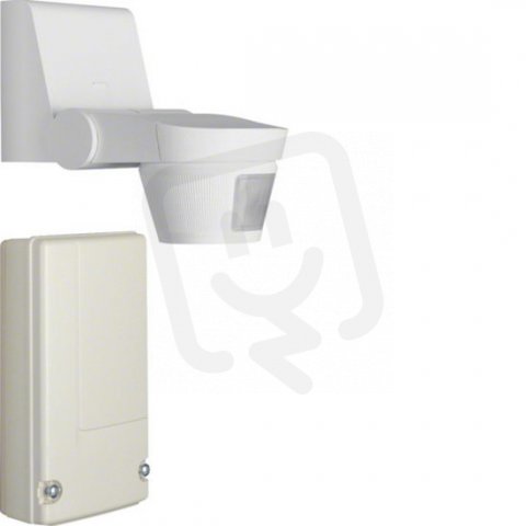 Nástěnná sada - KNX RF čidlo pohybu 220° bateriové a spínací člen 1-násobný bílá