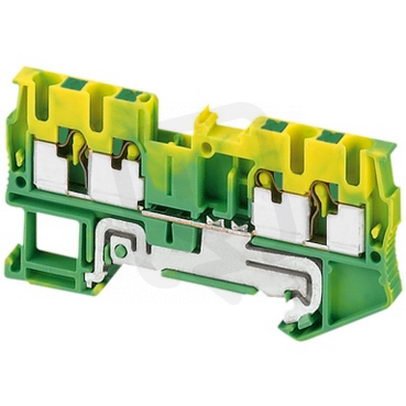 Push-in svorka, zemnící, 4 body, 2,5mm2 (obj. mn. 50ks) SCHNEIDER NSYTRP24PE