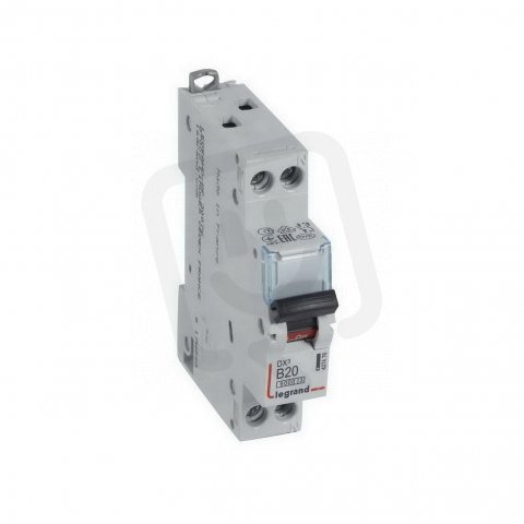 DX3 JISTIČ, 1+N PÓLOVÝ, CHAR. B,20A 6/10 KA LEGRAND 407476