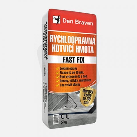 Den Braven 57700Q Rychloopravná kotvicí hmota Fast fix 5kg