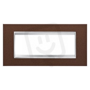 CHORUS Rámeček Lux, 6násobný, rezavá GEWISS GW16206MD
