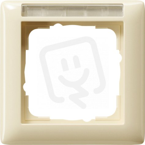 Krycí rámeček 1x PP Standard 55 krémově bílá GIRA 109101