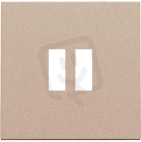 Kryt USB nabíječky CHAMPAGNE COATED NIKO 157-68001