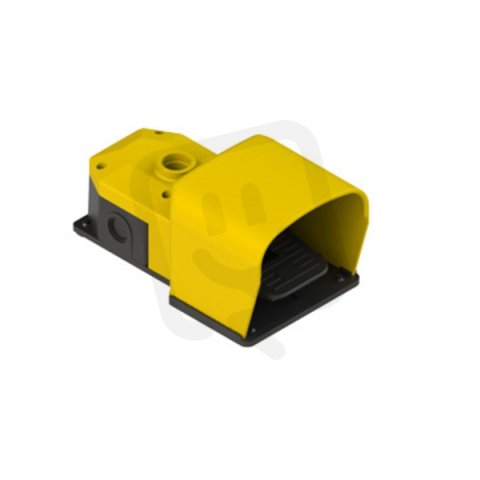 Nožní spínač PX12040, žlutý, IP53 (2NO+2NC), otvor M25, závit M20x1,5