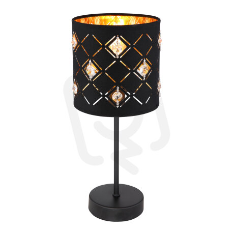 Stolní svítidlo ABBEY černá 1xE14, max. 40W 230V GLOBO 15448T