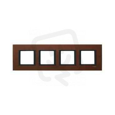 Schneider MGU68.008.7A3 Krycí rámeček Class čtyřnásobný, Corten Steel Oxyde