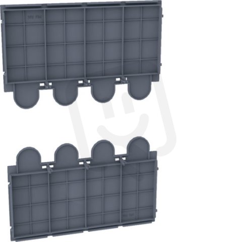 Zádní kryt svorek x630/P630, dlouhý, 4-pól. HAGER HYW051H