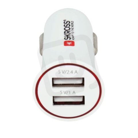 USB nabíjecí autoadaptér Dual Car Charger, 3400mA max SOLIGHT DC27