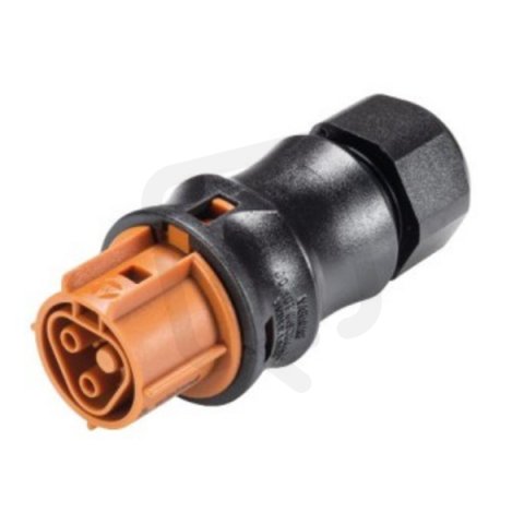 zásuvka na kabel gesis RST, 2-pól, průchodka 10-14mm, pružinové svorky, hnědá