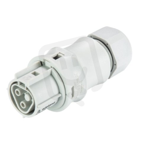 zásuvka na kabel gesis RST, 2-pól, průchodka 10-14mm, šroubové svorky, šedá