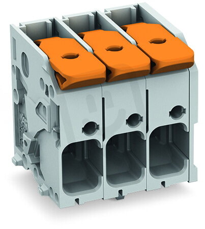 Svorka na desky plošných spojů páčka 6mm2 Enciánová modrá 5pól.