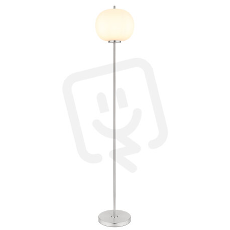 Stojací lampa BLACKY I matný nikl 1x E27 60W 230V GLOBO 15345SNO