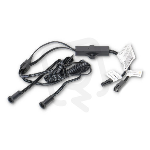 Dveřní spínač / Bezdotykový spínač (2 senzory) IR s příchytkami 12/24 VDC max.3A
