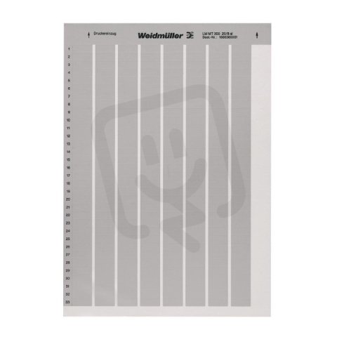 Značení zařízení LM MT300 20/8 SI WEIDMÜLLER 1686380001