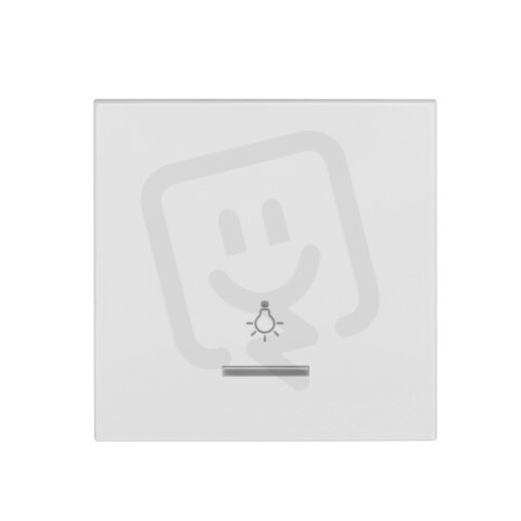 Kryt spínačů a ovladačů s průhledem, symbol světlo, bílý SCHRACK EV102009--