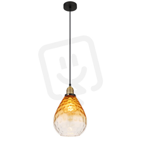 Závěsné svítidlo SALVY černá 1x60W E27 IP20 GLOBO 15786H