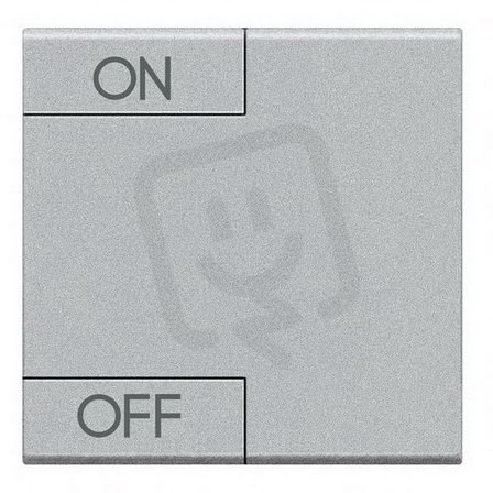 BTICINO LIVINGLIGHT MYHOME KRYTKA SPÍNAČE PODSVĚTLENÁ S TEXTEM ON/OFF 2MOD TECH
