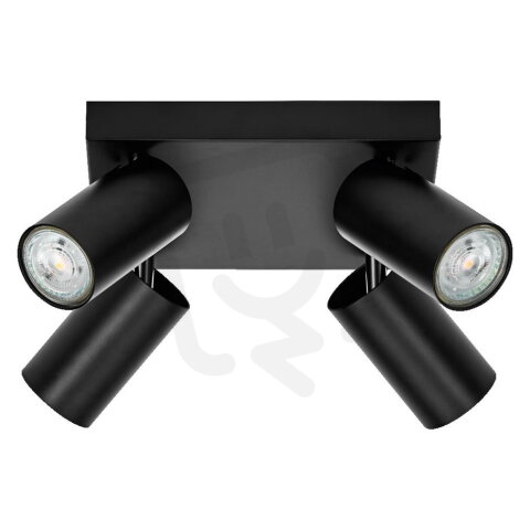 LED SPOT OCTAGON PL 4X3.4W927GU10BKLEDV