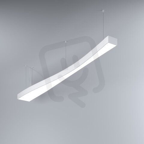 LED Svítidlo MI-WAVE-03, 52W, 3000K, bez trafa, 24VDC, IP20, bílá, 3000K