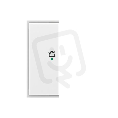 ABB Element,Time Kryt 2násobný levý symbol scény bílá/ledová bílá